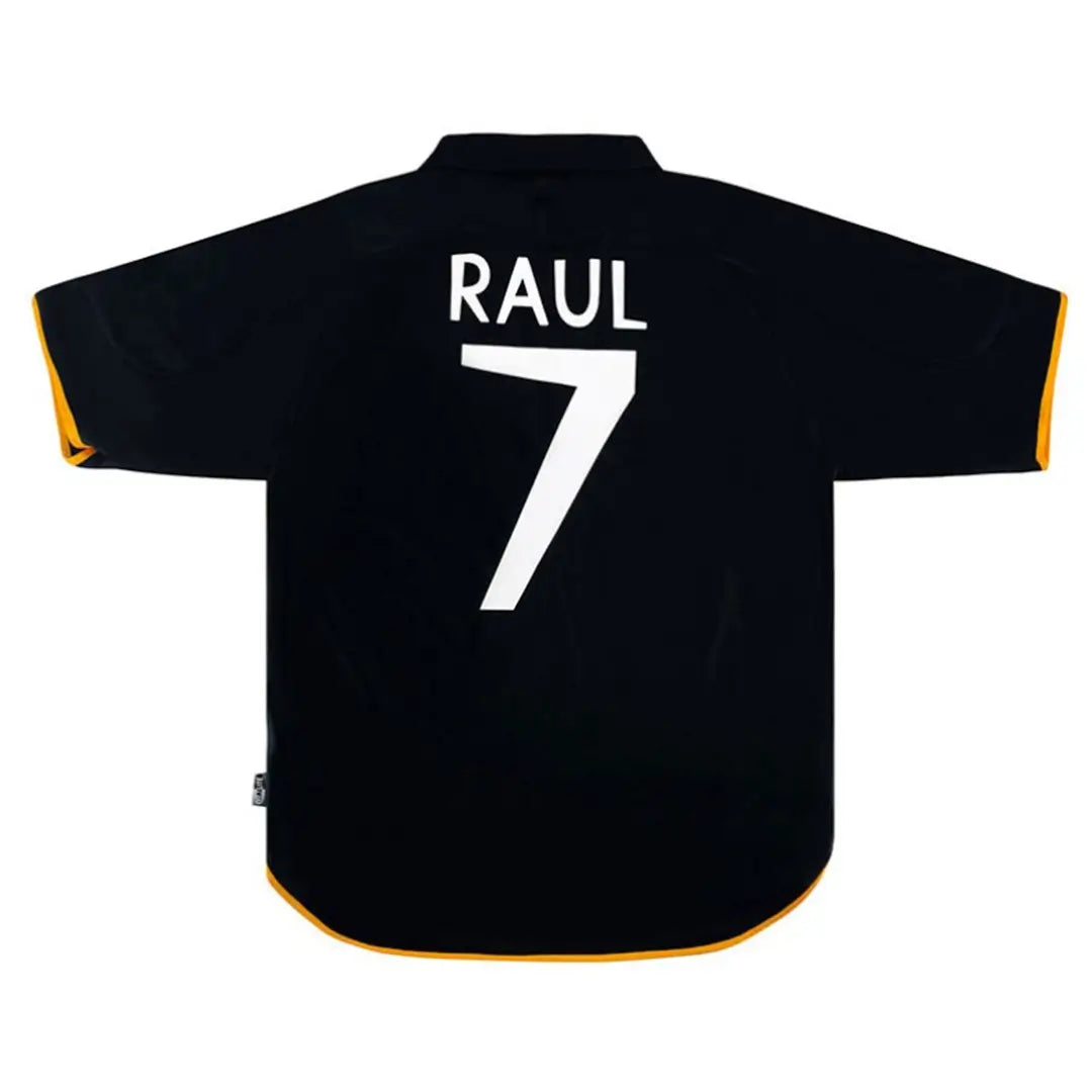 Maillot de football rétro extérieur RAUL #7 Real Madrid 1999/01
