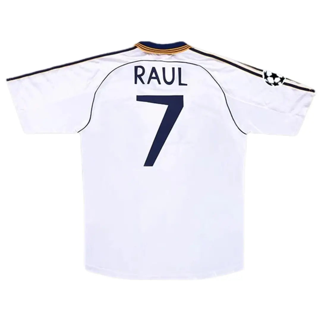 Maillot de football rétro domicile RAUL #7 Real Madrid 1998/00