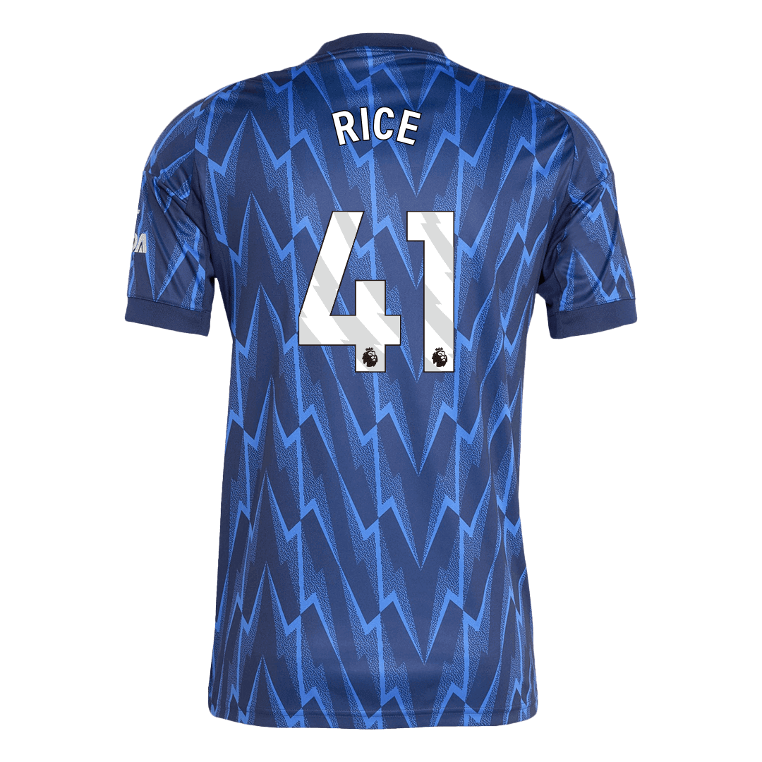 Maillot extérieur d'Arsenal 2025/26, numéro 41 (RICE)