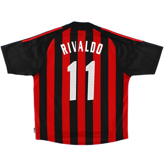 Maillot domicile rétro AC Milan 2002/03 de RIVALDO n°10
