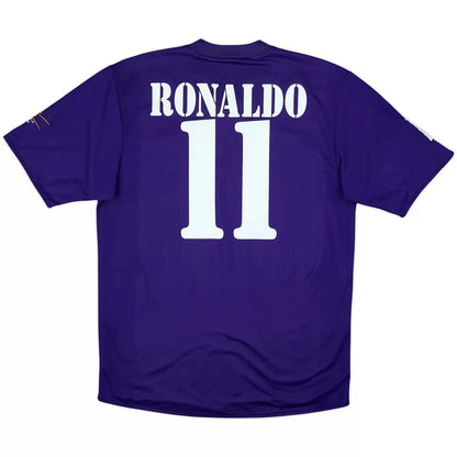 RONALDO #11 Retro 2002/03 Real Madrid Centenary Third Away Soccer Jersey