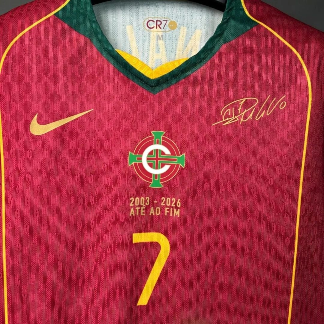 Camiseta de fútbol local de Portugal RONALDO #7 Copa Mundial 2026