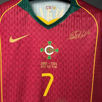 Camiseta de fútbol local de Portugal RONALDO #7 Copa Mundial 2026