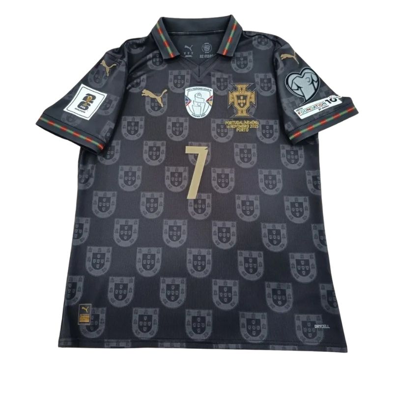 RONALDO #7 Portugal Edición Especial Pantera Negra Jersey Mundial 2026