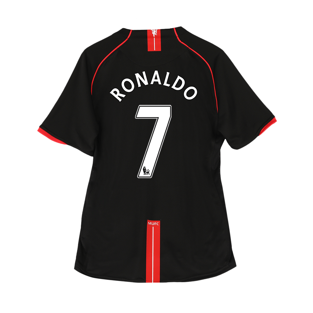 Camiseta retro de visitante del Manchester United 2007/08, número 7 de Ronaldo