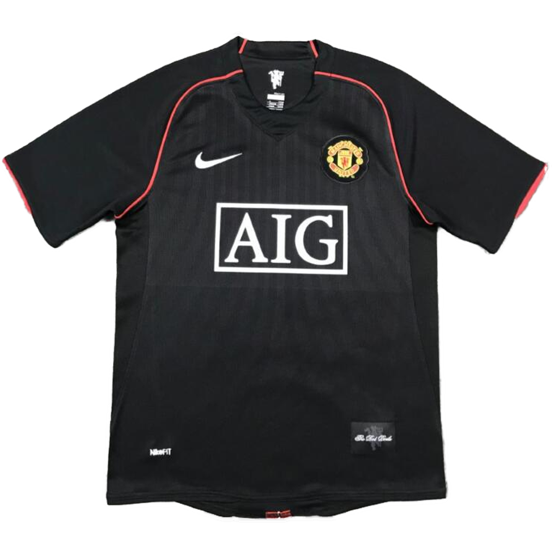 Camiseta retro de visitante del Manchester United 2007/08, número 7 de Ronaldo