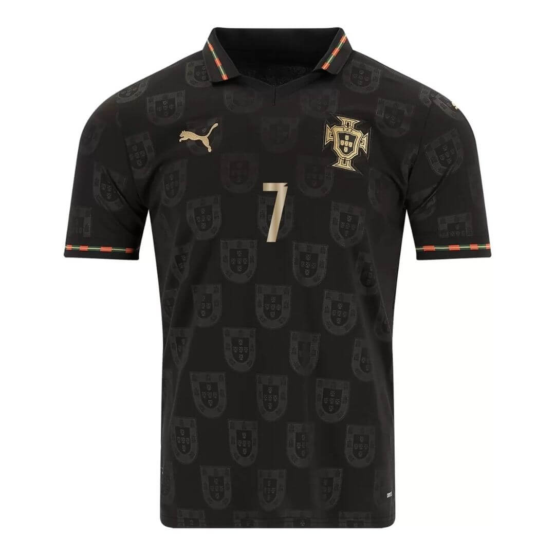 RONALDO #7 Portugal Special Edition Pantera Negra Jersey 2026 World Cup