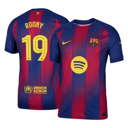 ROONY #19 Barcelona Home Player Version Soccer Jersey 2025/26 - UCL