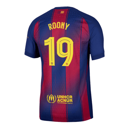 ROONY #19 Barcelona Home Player Version Soccer Jersey 2025/26 - UCL