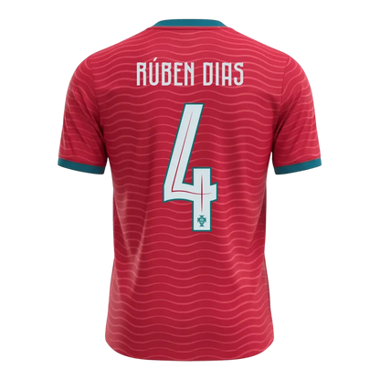 RÚBEN DIAS #4 Portugal Home Soccer Jersey 2026 World Cup