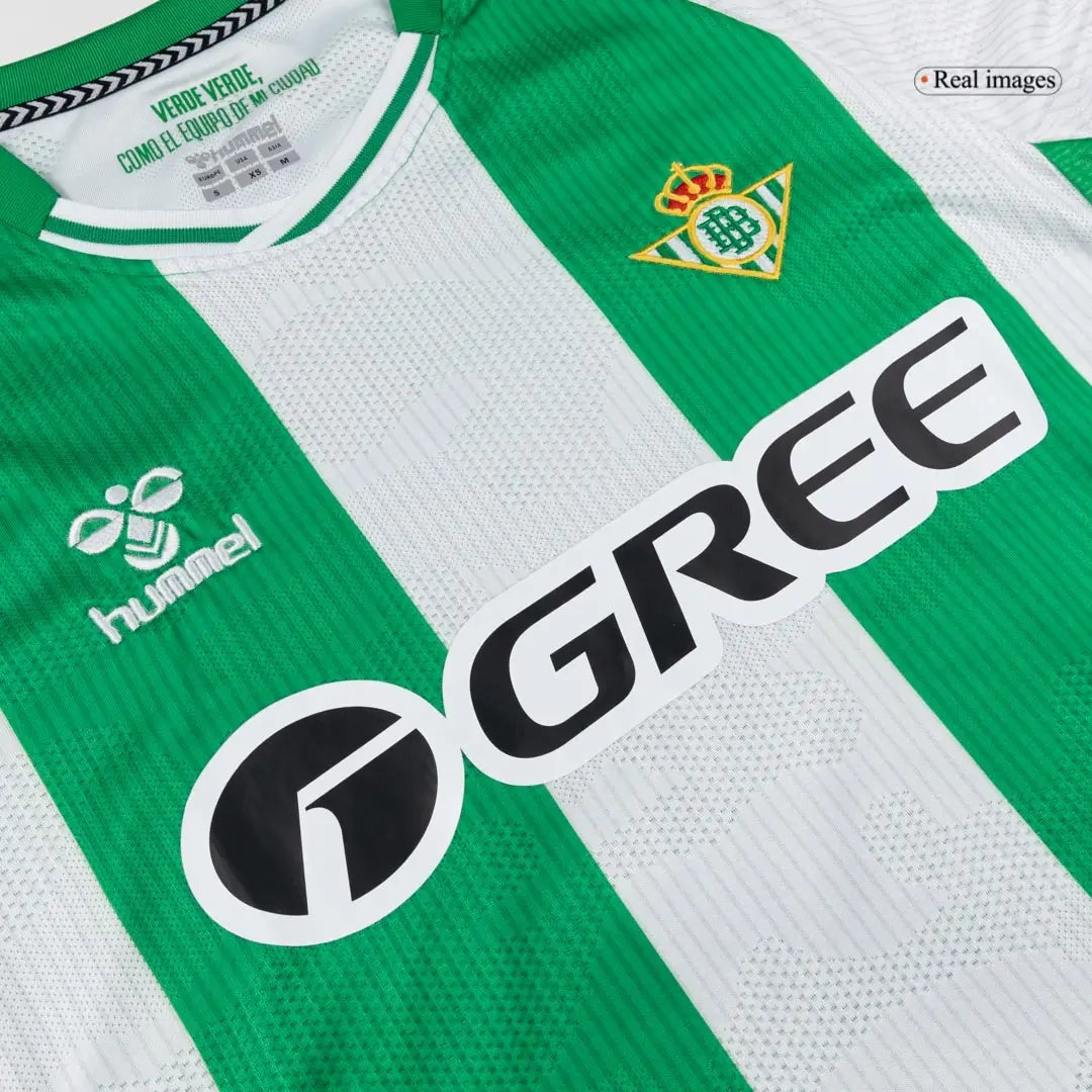 Camiseta de fútbol local del Real Betis 2025/26 de manga larga
