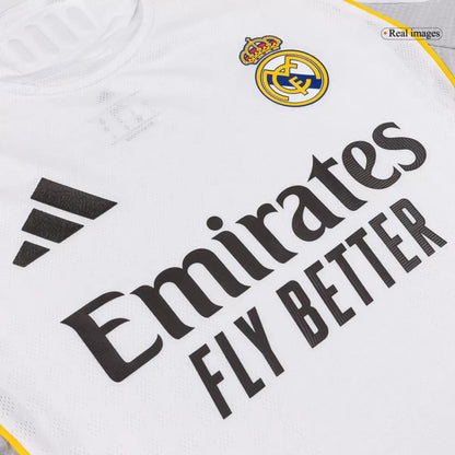 Real Madrid Home Long Sleeve Jersey 2025/26 Player Version