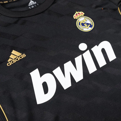 Camiseta de fútbol retro de manga larga de visitante del Real Madrid 2011/12