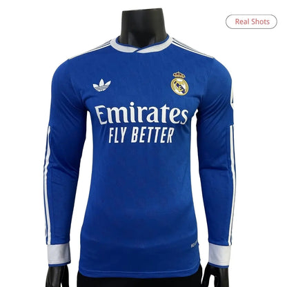 Real Madrid Third Away Long Sleeve Player Version Jersey 2025/26