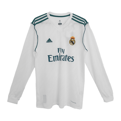 Camiseta retro de manga larga del Real Madrid 2017/18, número 7, de Ronaldo.