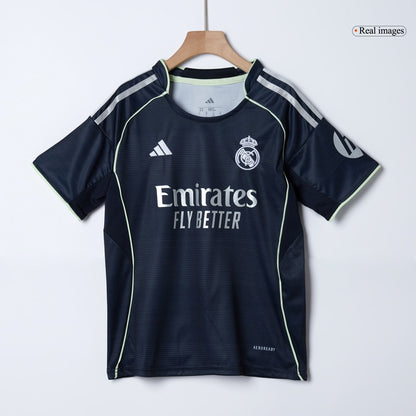 Real Madrid Away Kid's Soccer Full Kit 2025/26 - Jersey+Shorts-Socks