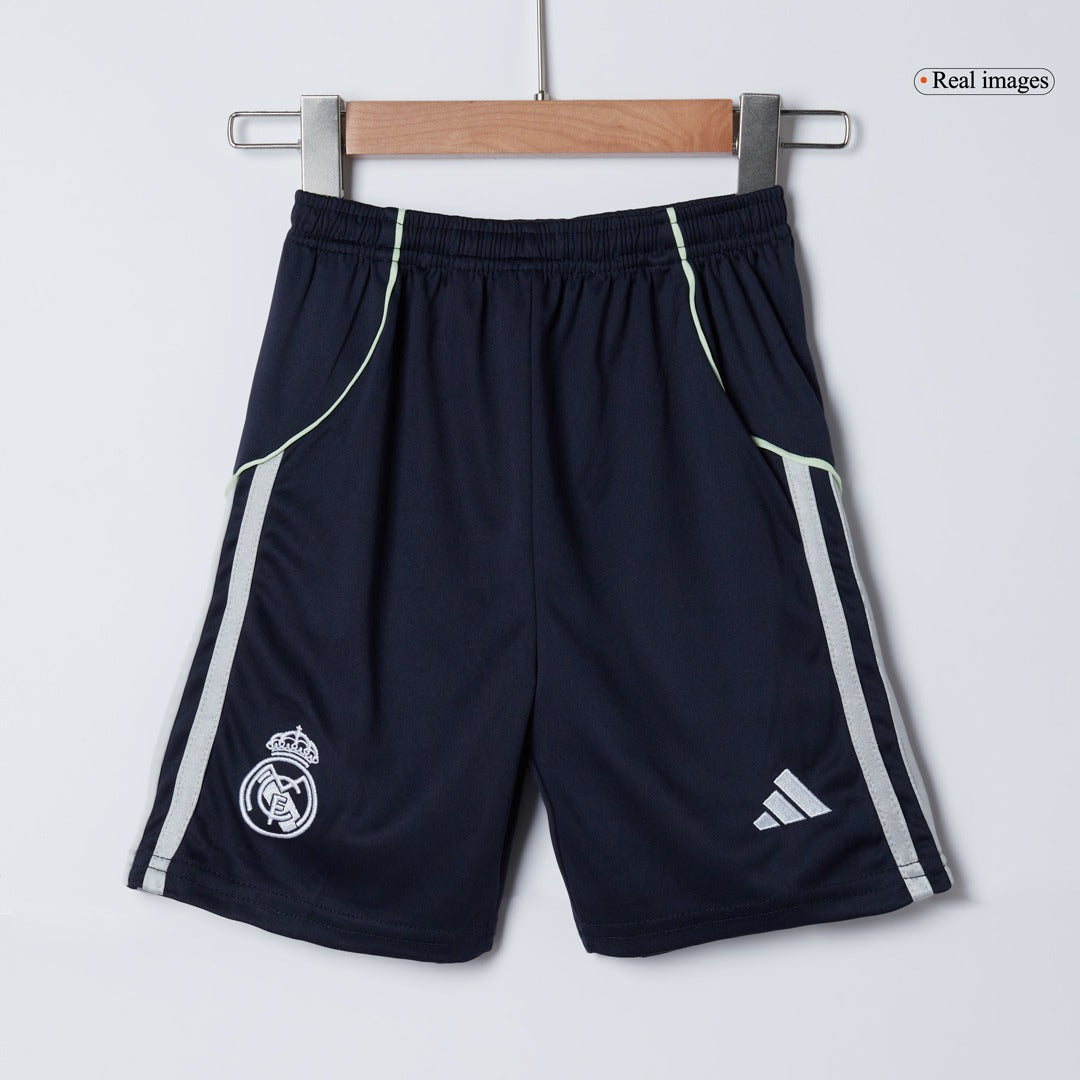 Real Madrid Away Kid's Soccer Full Kit 2025/26 - Jersey+Shorts-Socks