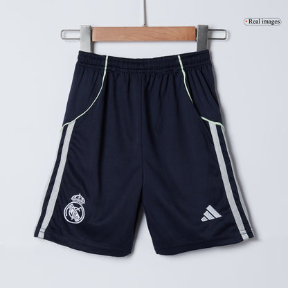 Real Madrid Away Kid's Soccer Full Kit 2025/26 - Jersey+Shorts-Socks