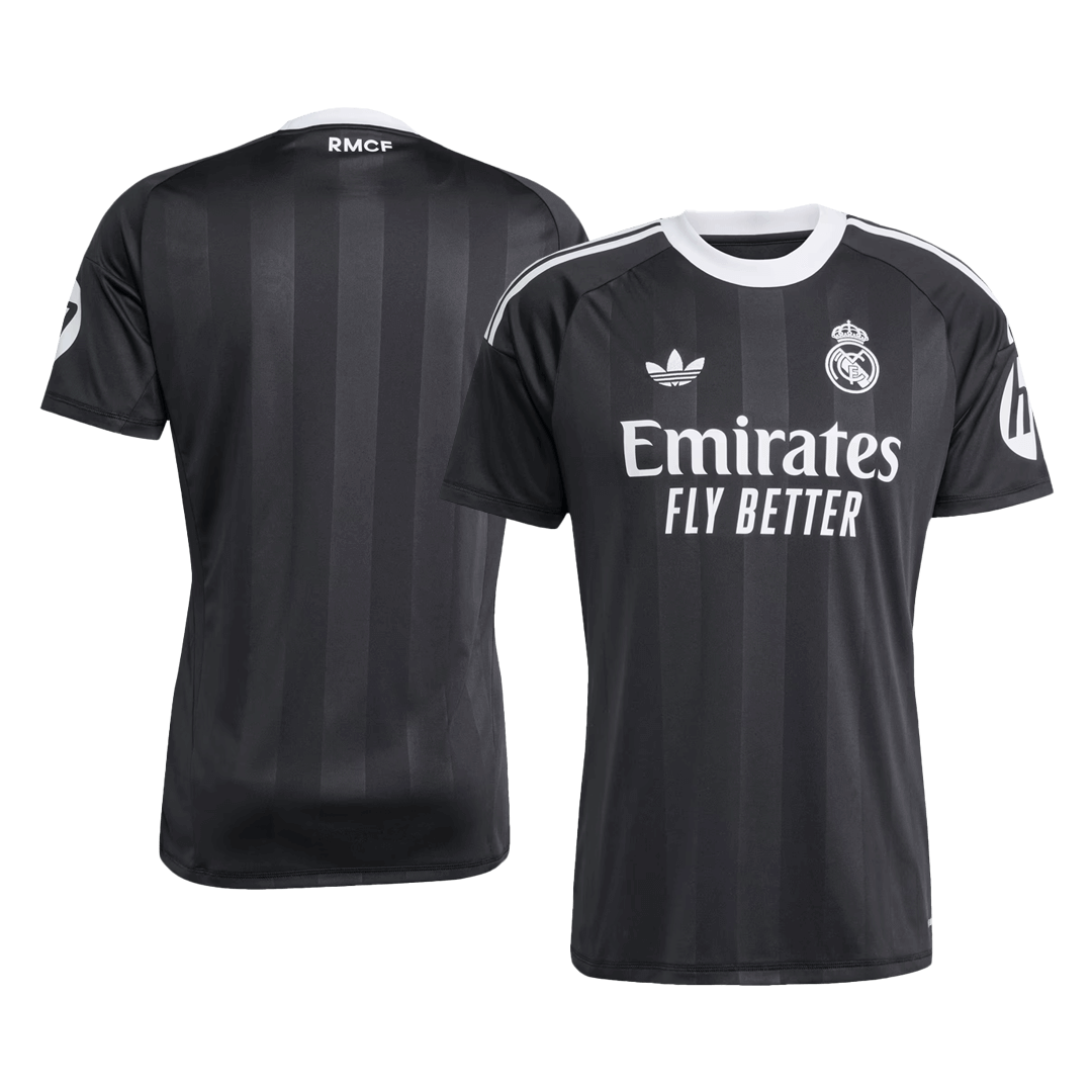 Real Madrid Goalkeeper Soccer Jersey 2025/26 Black