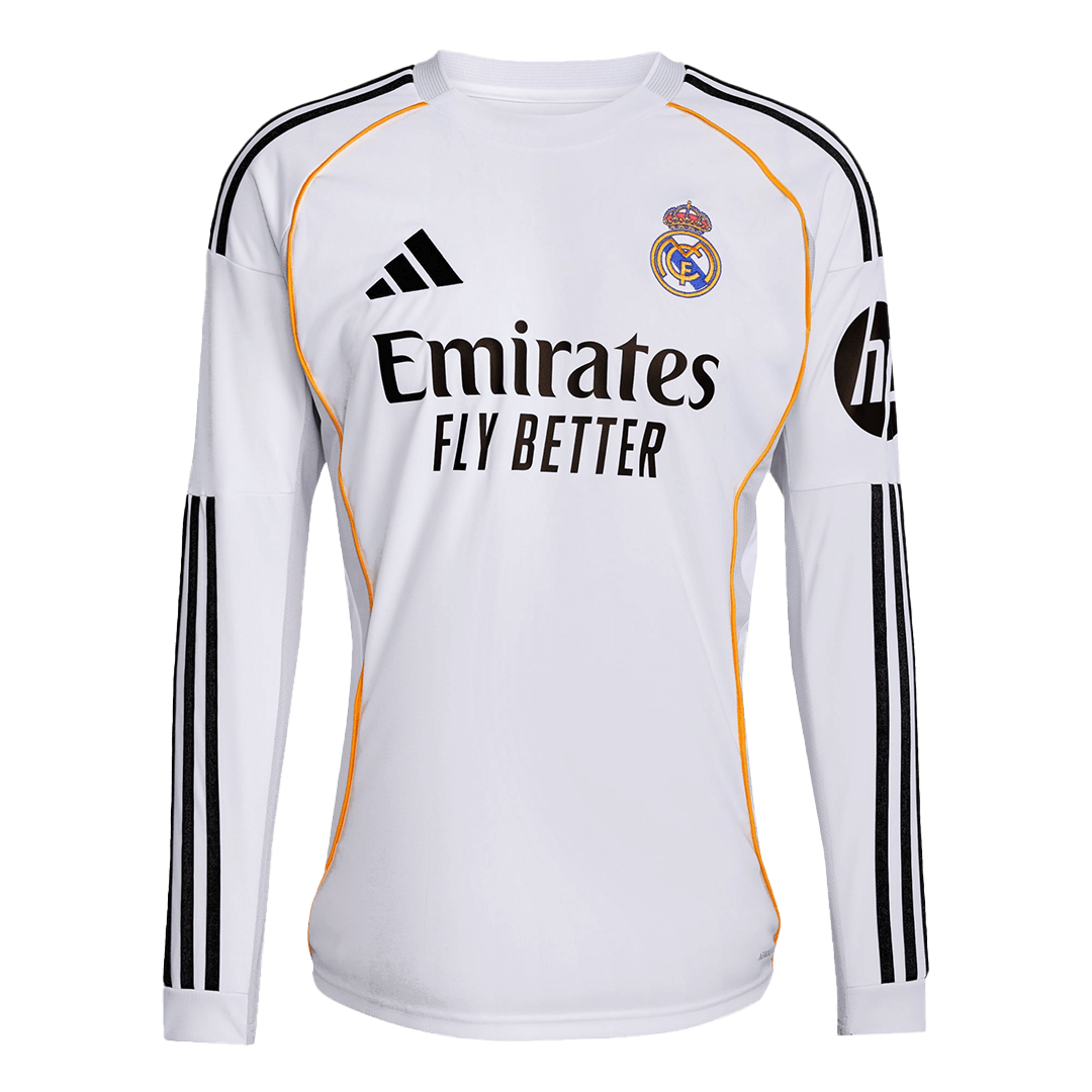 Camiseta de manga larga del Real Madrid para la temporada 2025/26
