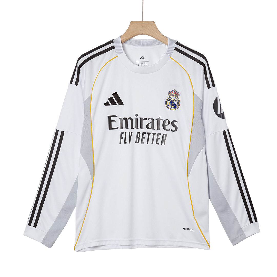 Camiseta de manga larga del Real Madrid para la temporada 2025/26