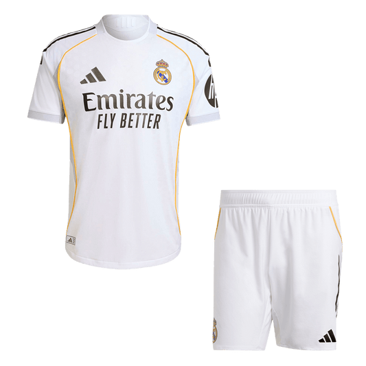 Real Madrid Home Player Version Kit - Jersey+Shorts 2025/26