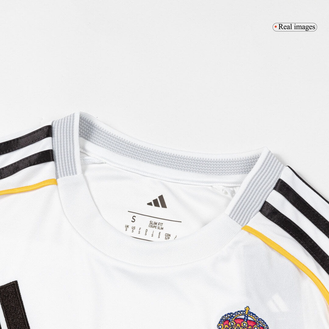 Camiseta de fútbol del Real Madrid, local, temporada 2025/26, blanca