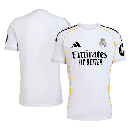 Camiseta de fútbol del Real Madrid, local, temporada 2025/26, blanca