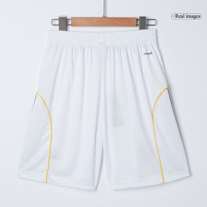 Pantalón corto de fútbol del Real Madrid, temporada 25/26, blanco