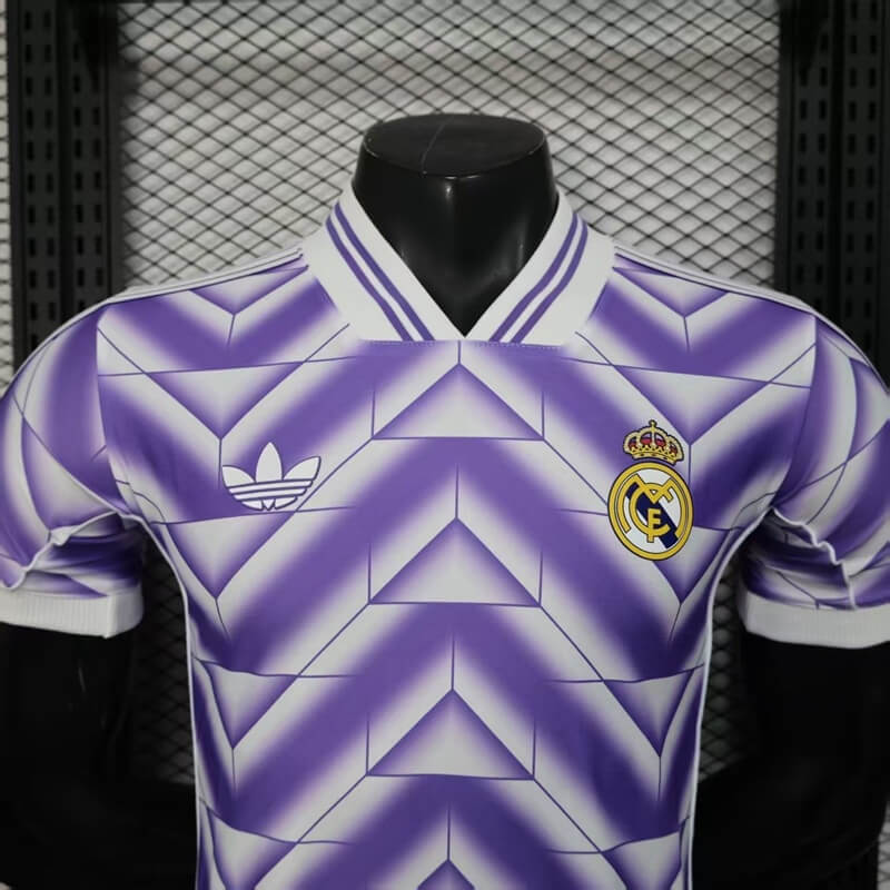 Real Madrid Lifestyler Purple Jersey Player Version