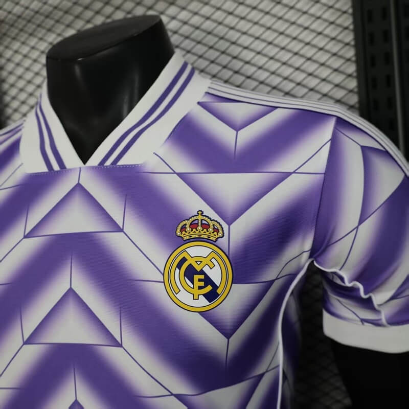 Real Madrid Lifestyler Purple Jersey Player Version