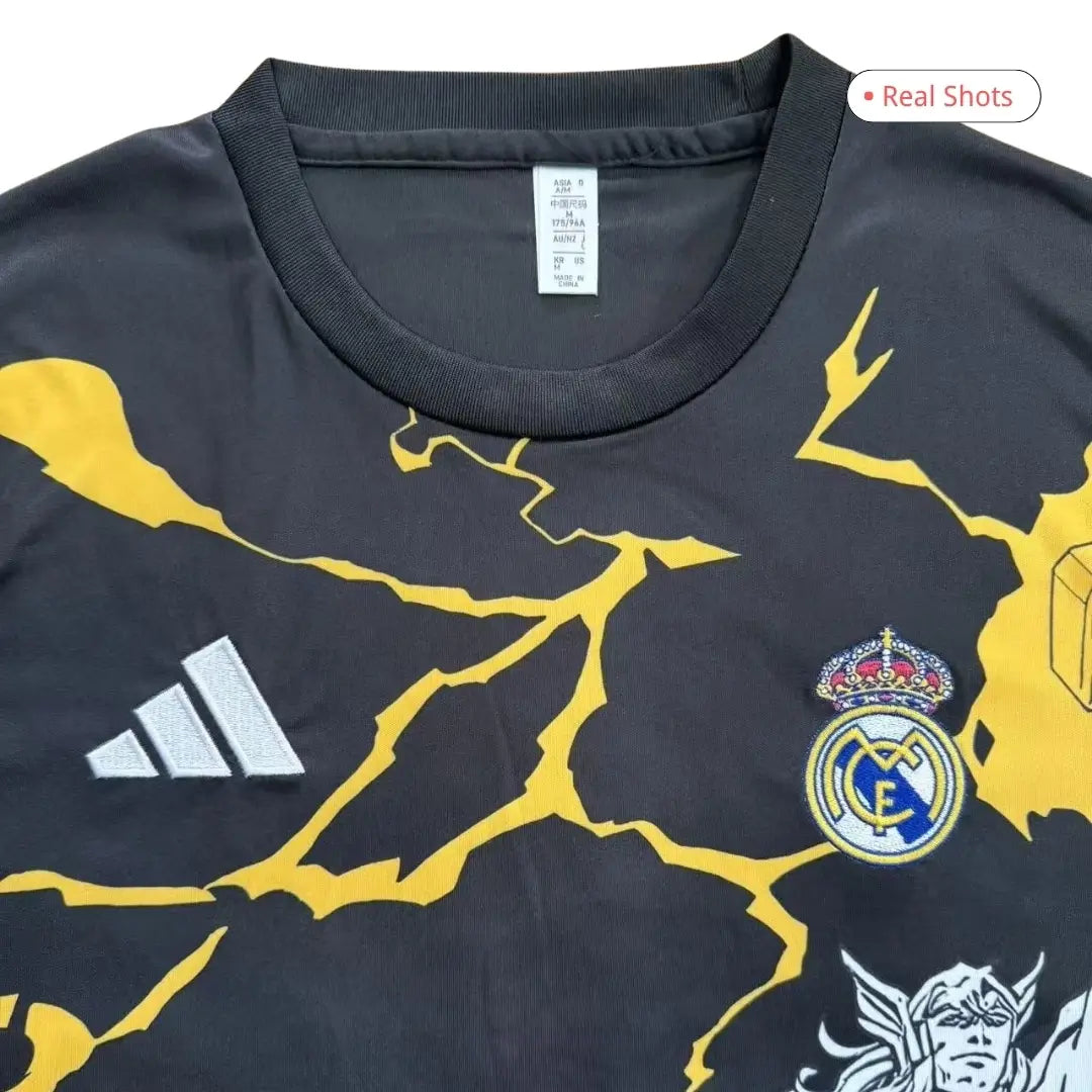 Real Madrid Marvel Warm Up Shirt 2025/26 Black