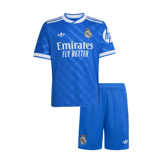 Kid's Real Madrid Third Away Kit - Jersey+Shorts 2025/26