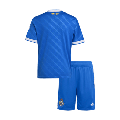 Kid's Real Madrid Third Away Kit - Jersey+Shorts 2025/26
