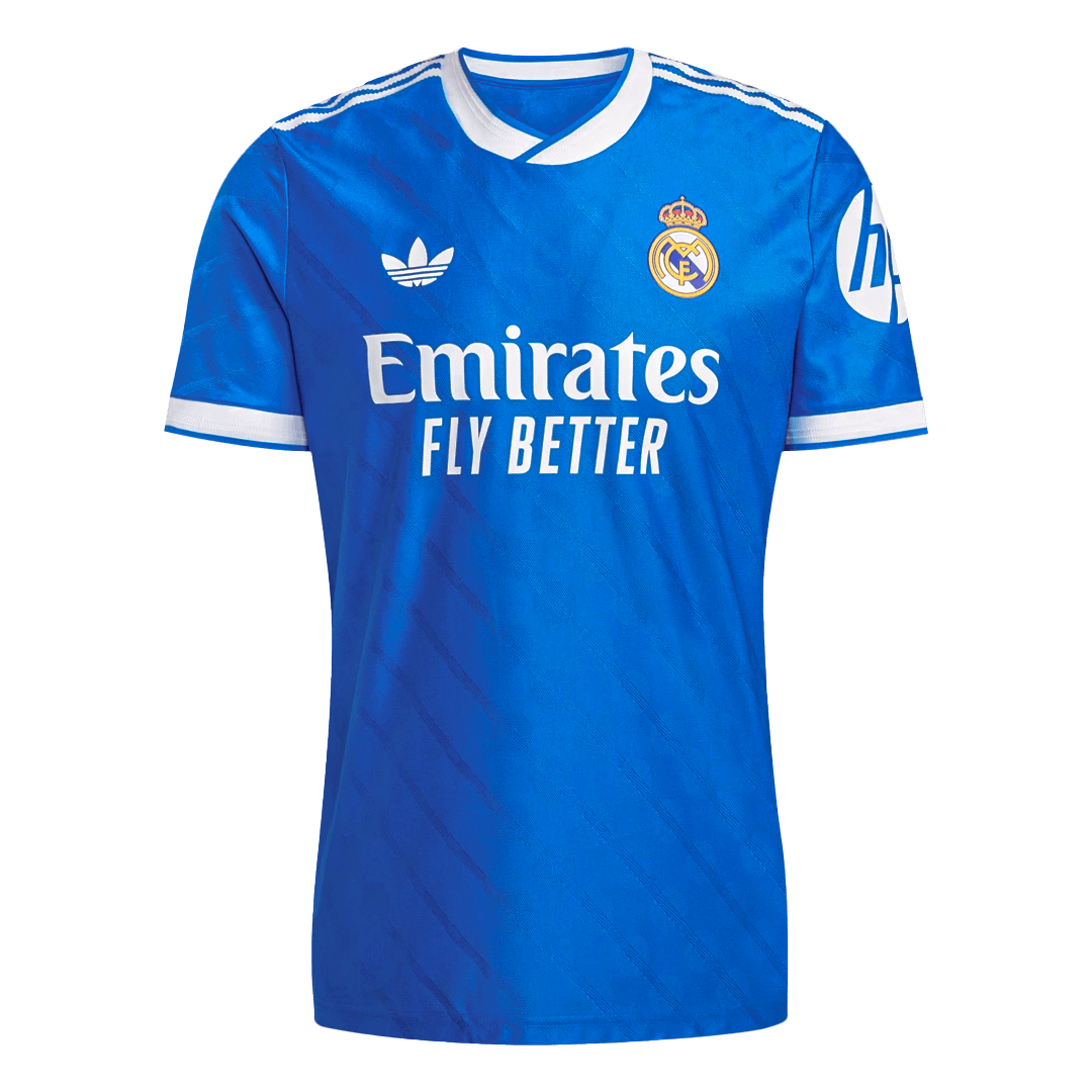 Camiseta de fútbol del Real Madrid, tercera equipación visitante, número 5, temporada 2025/26