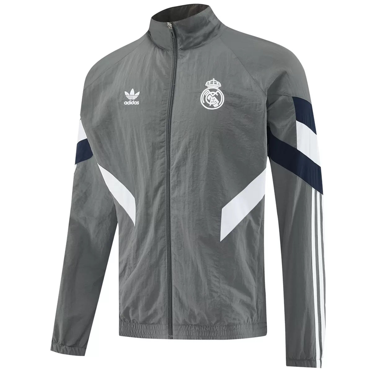 Real Madrid Windbreaker Jacket Gray 2025/26