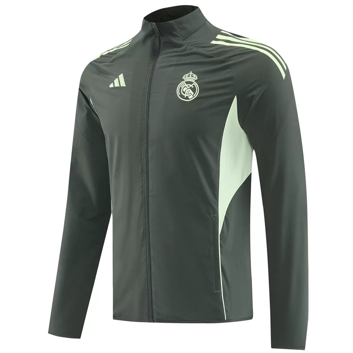 Real Madrid Windbreaker Jacket Green 2025/26