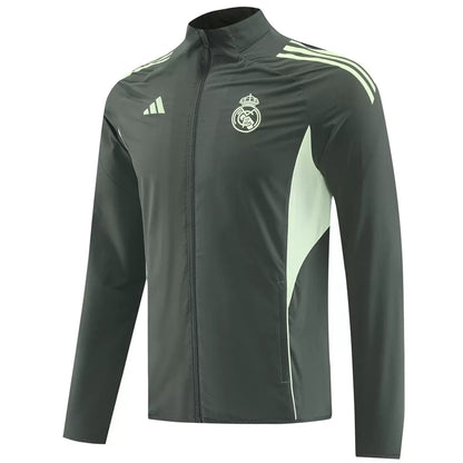Real Madrid Windbreaker Jacket Green 2025/26