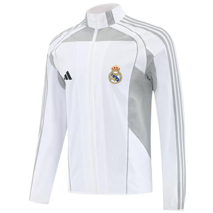 Real Madrid Windbreaker Jacket White 2025/26