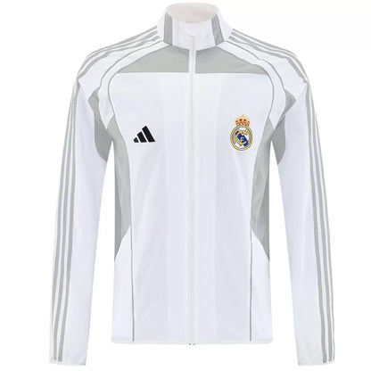 Real Madrid Windbreaker Jacket White 2025/26