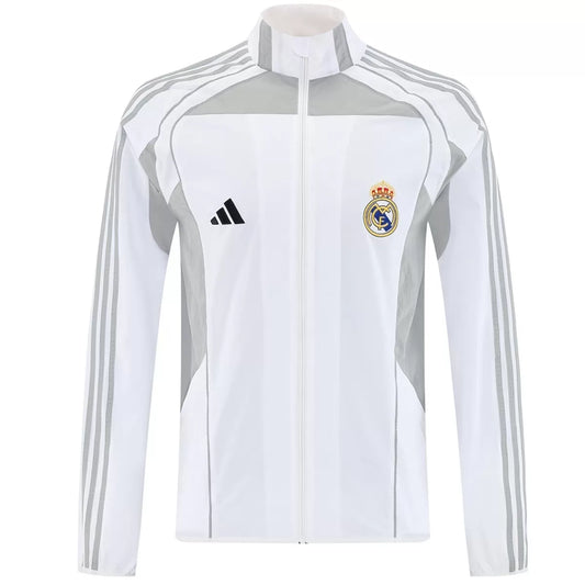 Real Madrid Windbreaker Jacket White 2025/26