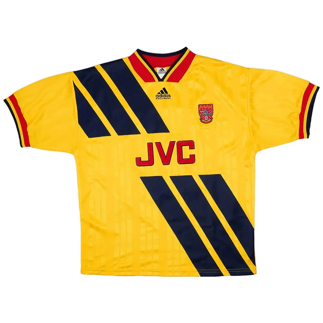 Camiseta de fútbol retro de visitante del Arsenal WRIGHT #8 1993/94