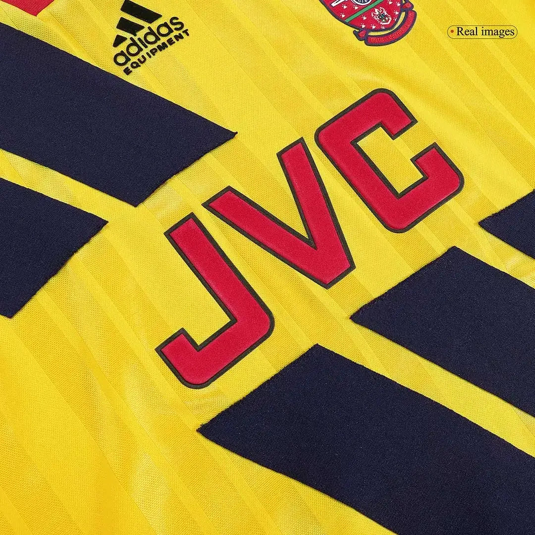 Camiseta de fútbol retro de visitante del Arsenal WRIGHT #8 1993/94