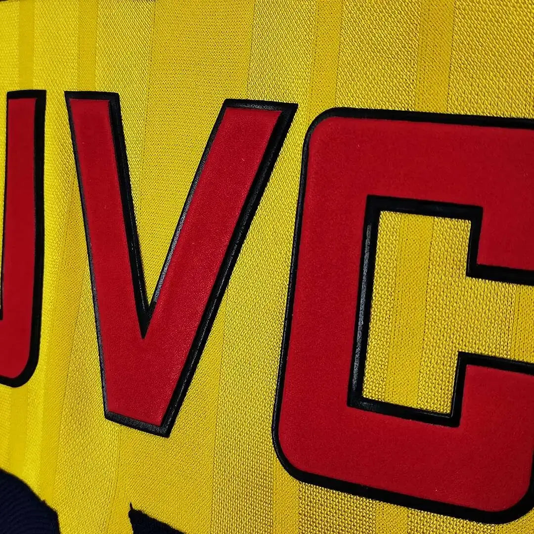 Camiseta de fútbol retro de visitante del Arsenal WRIGHT #8 1993/94