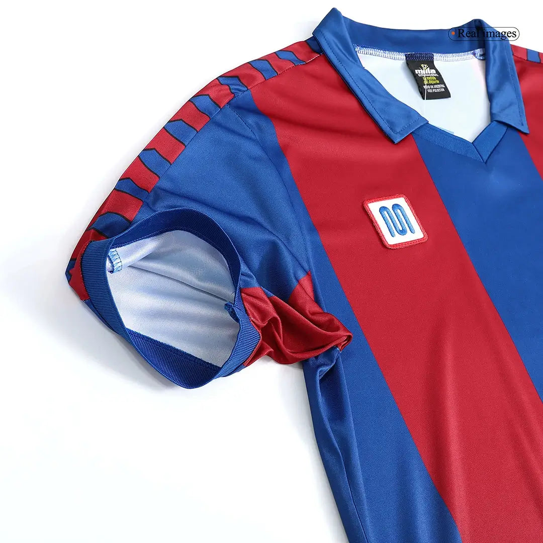 Maillot de football rétro Barcelone 1980/82 domicile