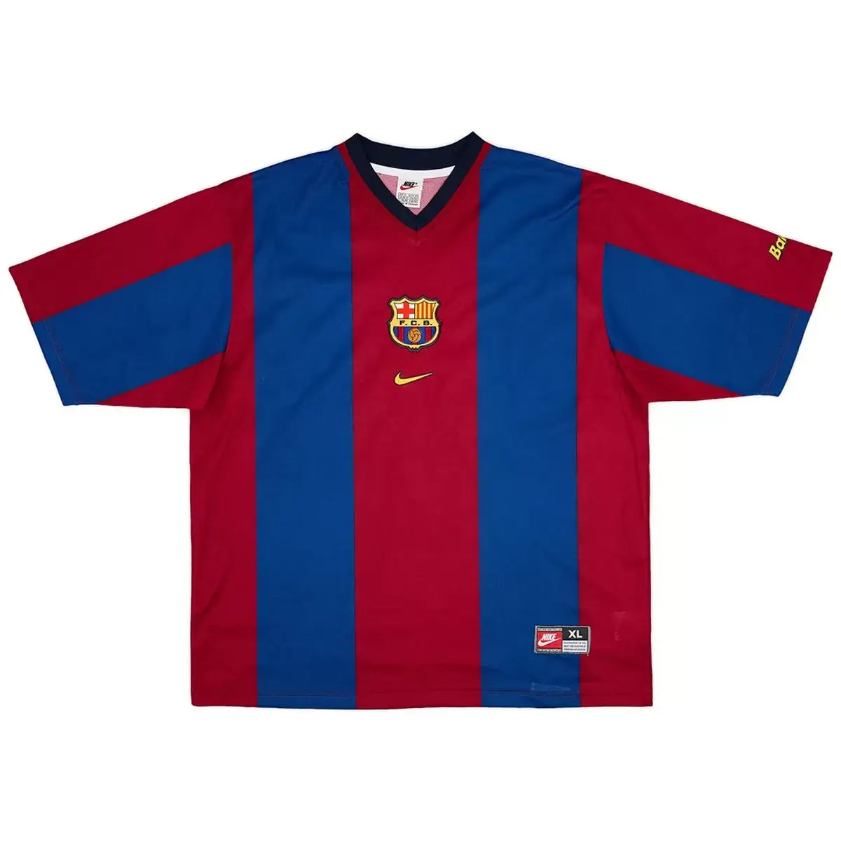 Camiseta de fútbol local retro del Barcelona 1998/99