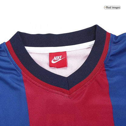 Camiseta de fútbol local retro del Barcelona 1998/99