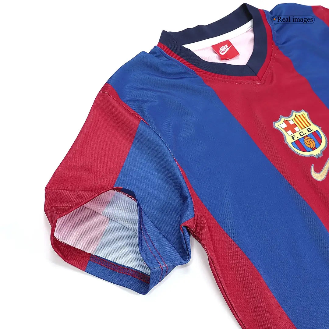 Camiseta de fútbol local retro del Barcelona 1998/99