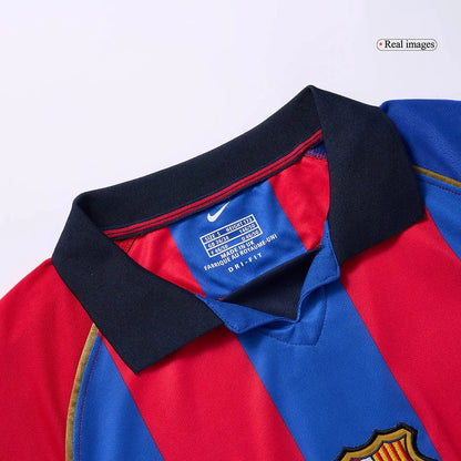 Maillot de football rétro Barcelone 2001/02 domicile
