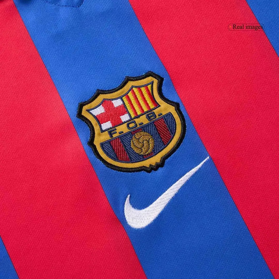 Maillot de football rétro Barcelone 2001/02 domicile